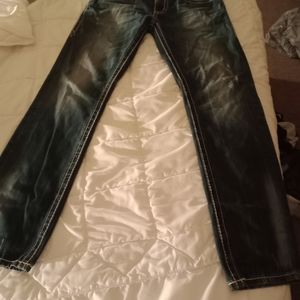 Mens rock revival jeans